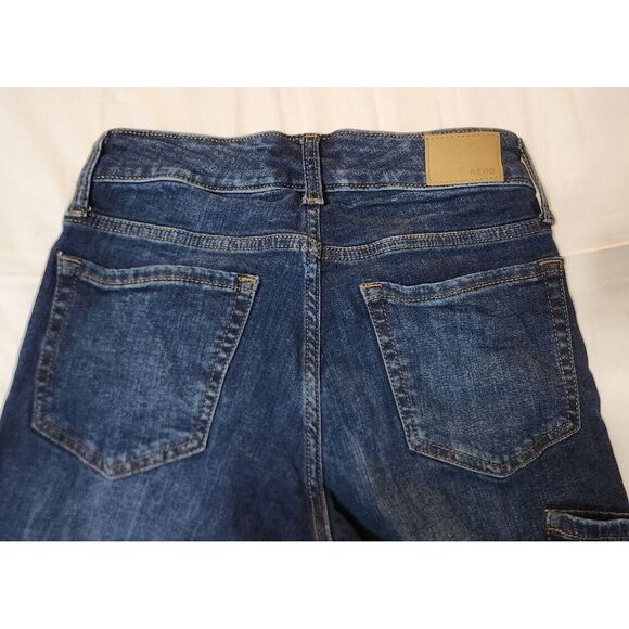 Aeropostale Size 2 Long Womens Jeans Skinny Mid Rise - Picture 5 of 13